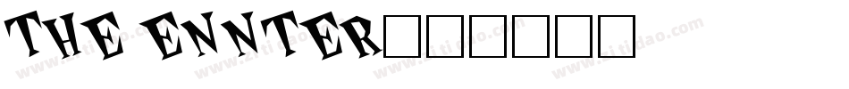 the ennter字体转换